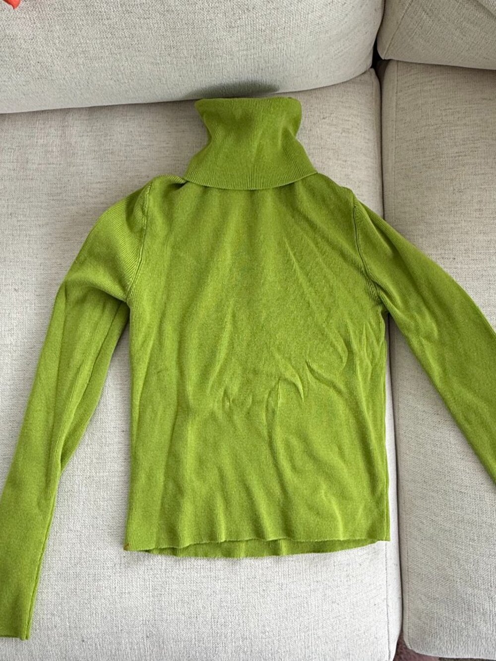Zara Lime Green Turtleneck
